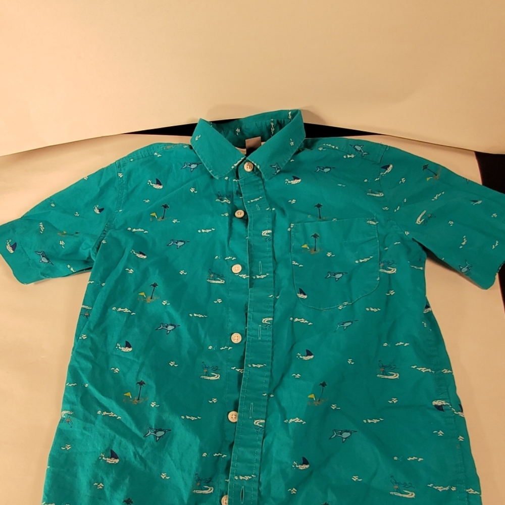 Kids Shark Button down shirt
